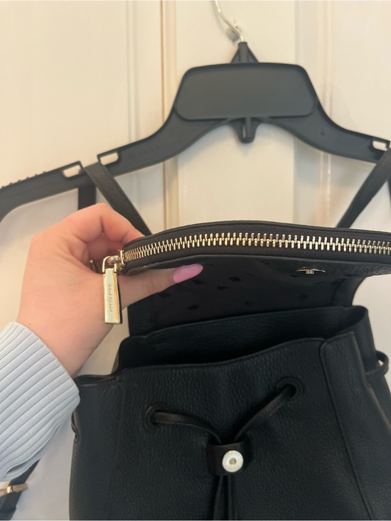 kate spade Black Pebbled Leather Mini Backpack main image 2
